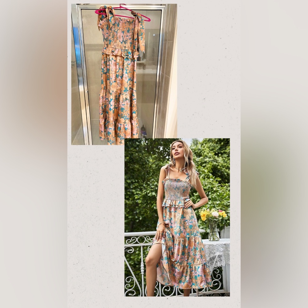 Retro Floral print dress